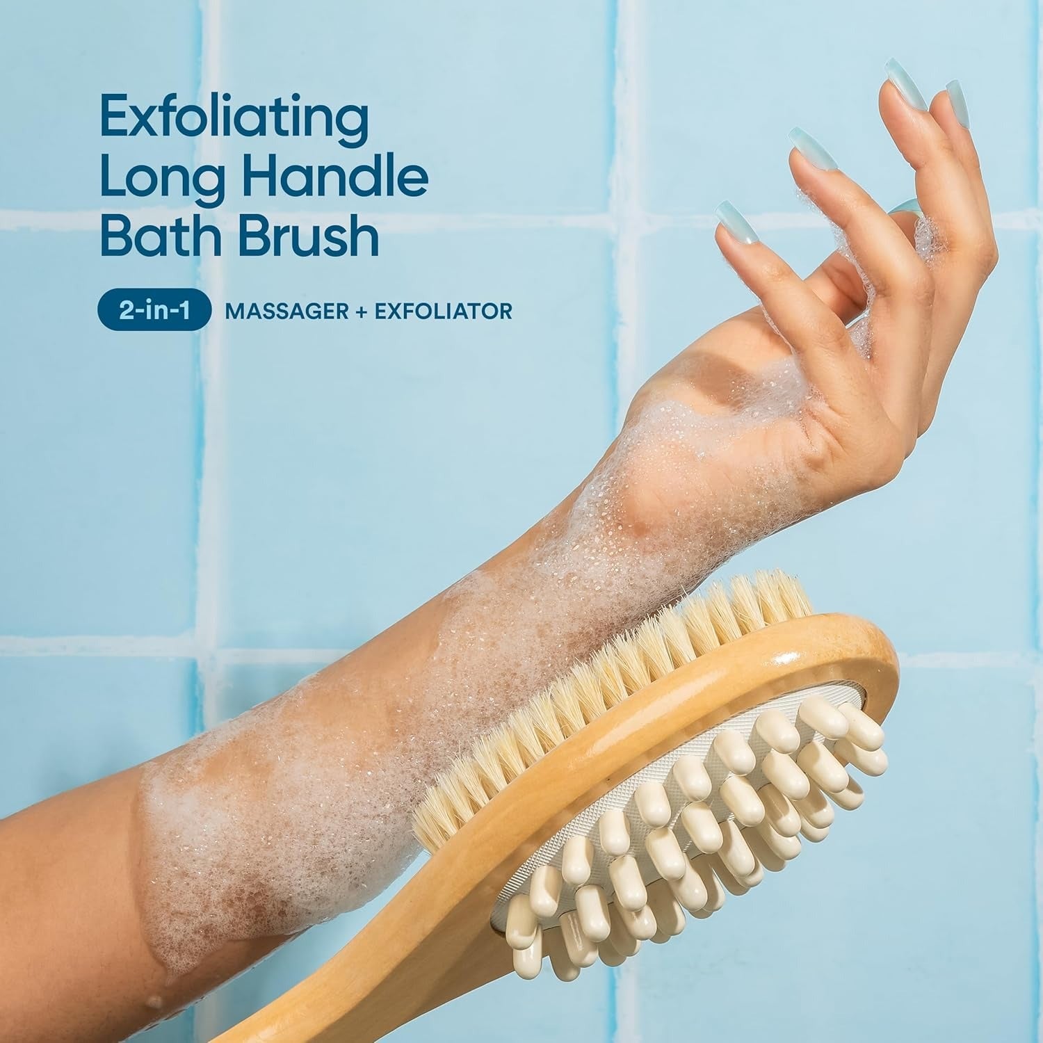 Bloom by Bold Care Long Handle Body Brush