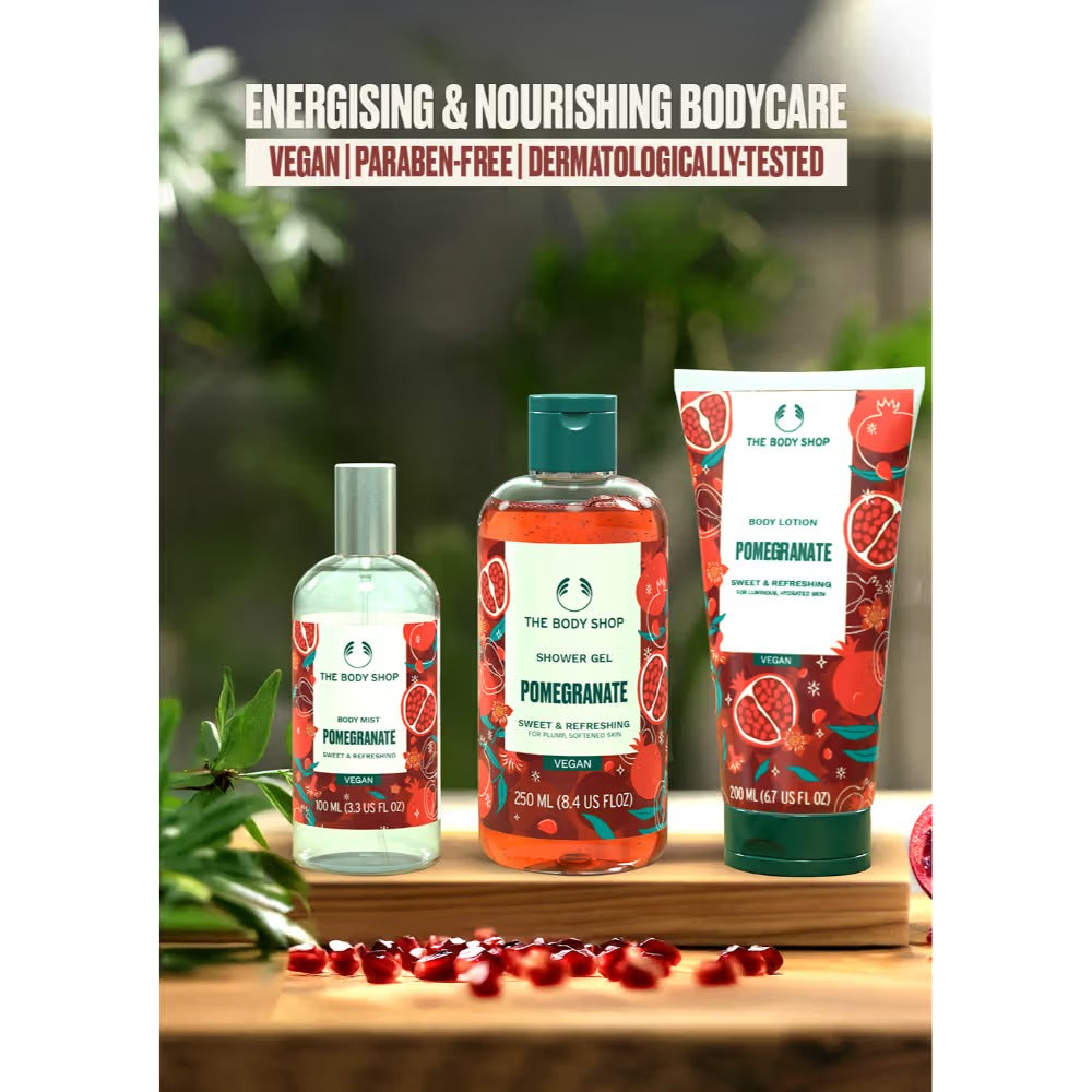 The Body Shop India Edit Pomegranate Body Lotion Trio Set