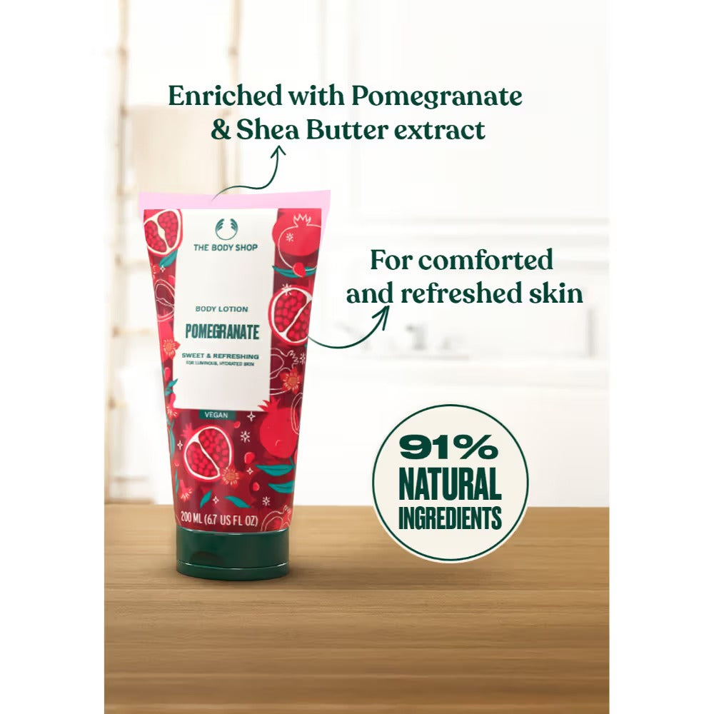 The Body Shop India Edit Pomegranate Body Lotion Trio Set