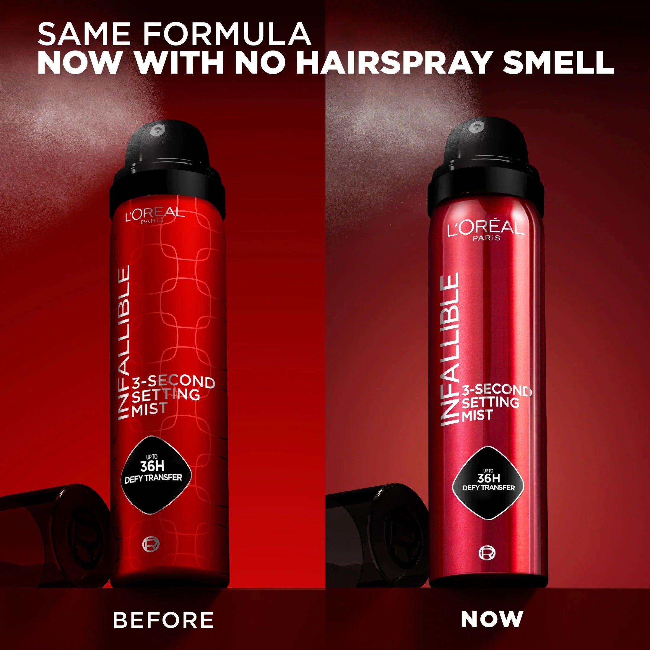 L'Oreal Paris Infallible 3-Second Setting Spray, 36hr Long Lasting Makeup
