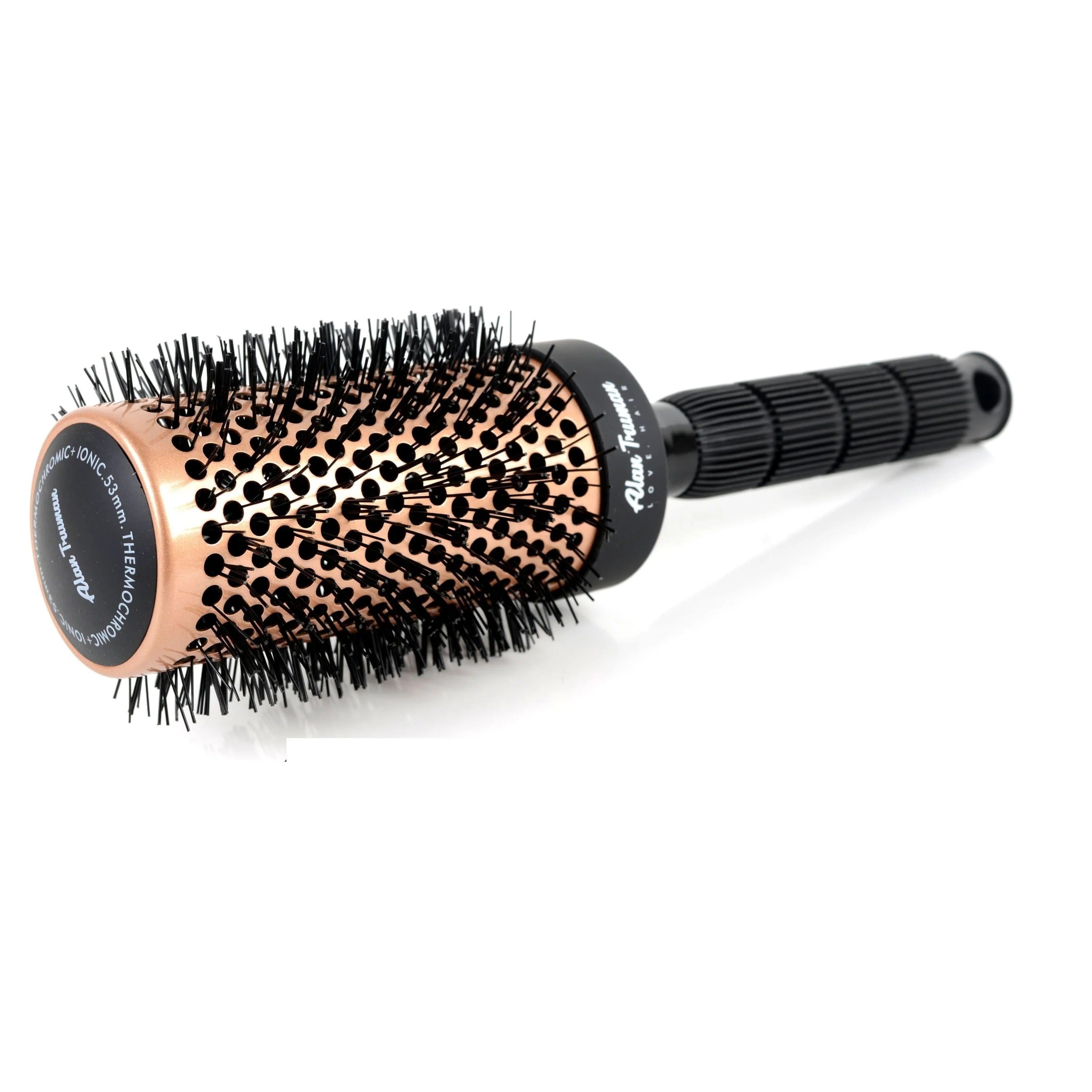 Brosse soufflante en céramique dorée Alan Truman (moyenne)