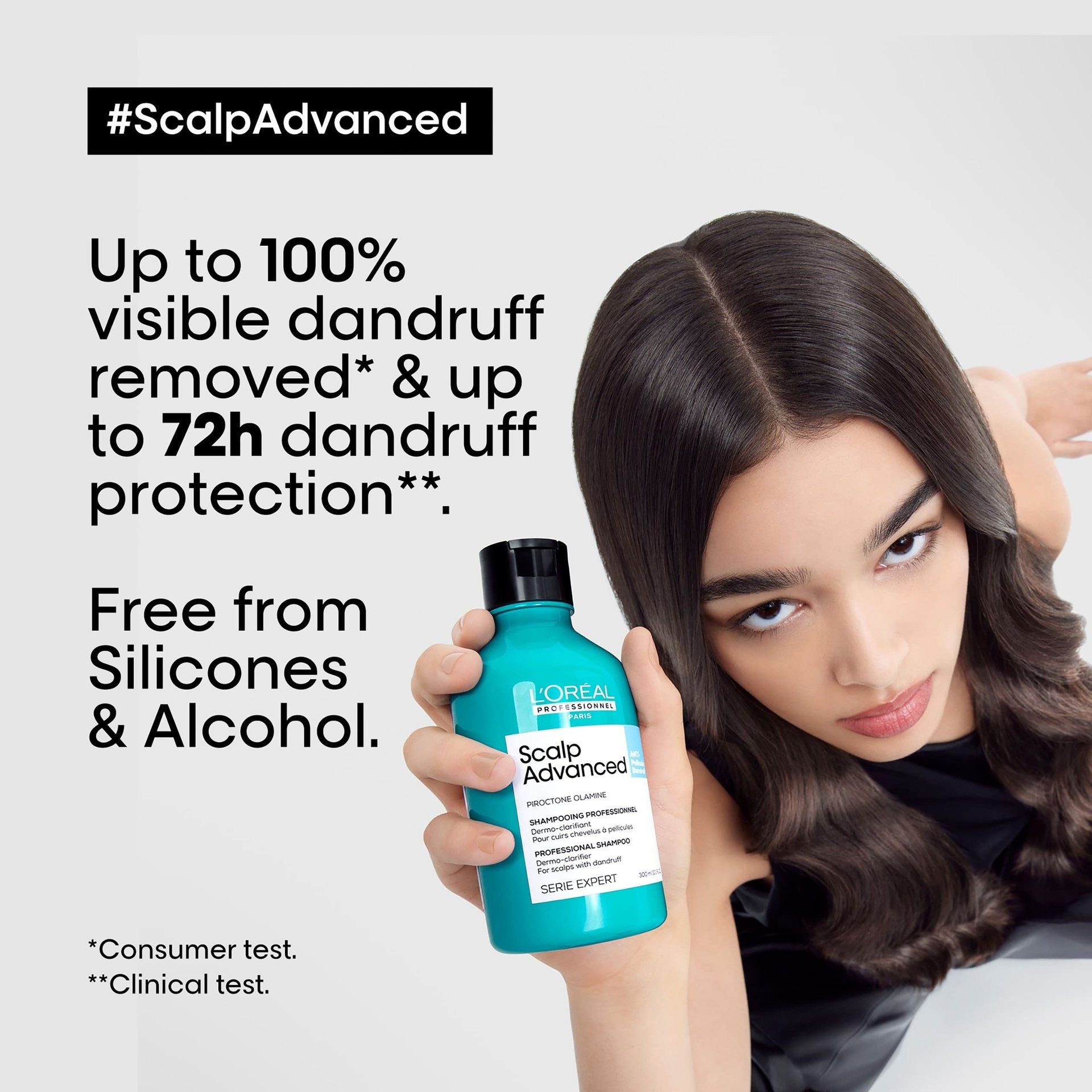 L'Oreal Professionnel Scalp Advanced Anti-Dandruff Dermo-Clarifier Shampoo Removes Dandruff