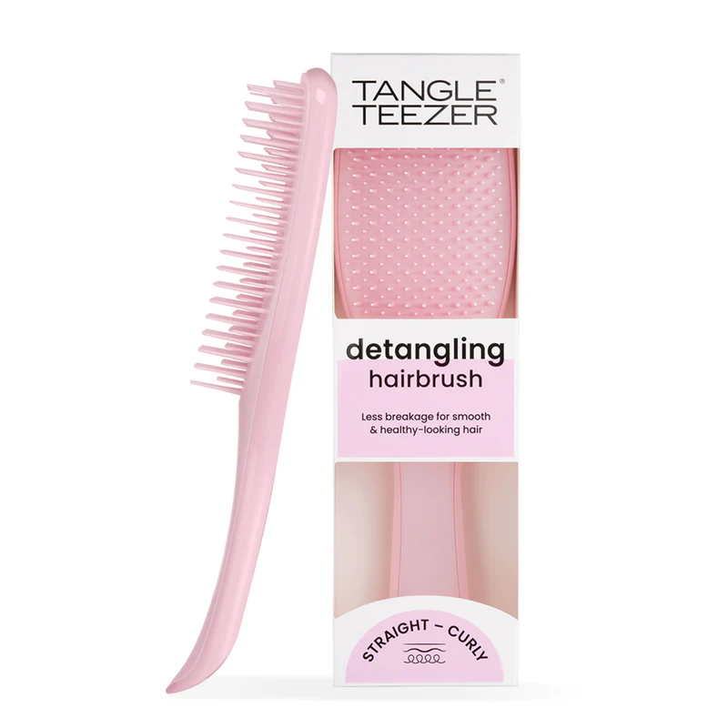 Tangle Teezer Wet Detangler Hairbrush for Detangling With Less Breakage - Millennial Pink