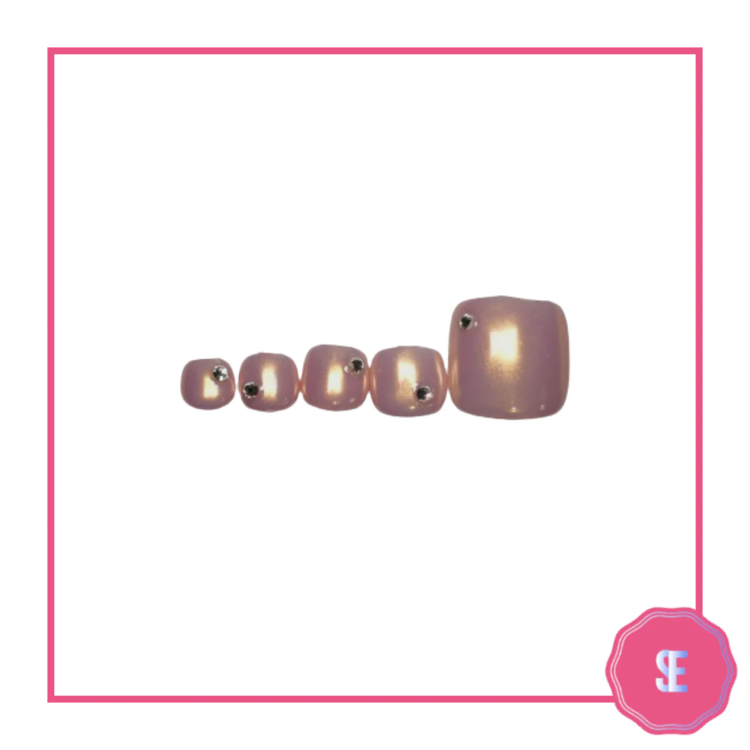 SOEZI Heeramandi Toezi Faux Ongles Réutilisables À Coller - Kit Prêt à Porter 24 Pièces