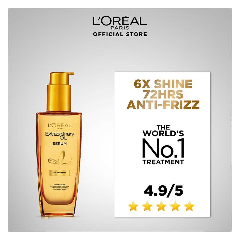 Sérum Huile Extraordinaire Elsève de L'Oréal Paris, sérum anti-frisottis avec protection UV