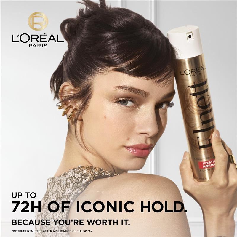 Laque Cheveux Elnett Satin Fixation Normale L’Oréal Paris – 400ml