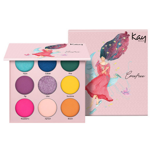 Kay Beauty By Katrina Kaif Eyeshadow Palette - Carefree - 10 gm