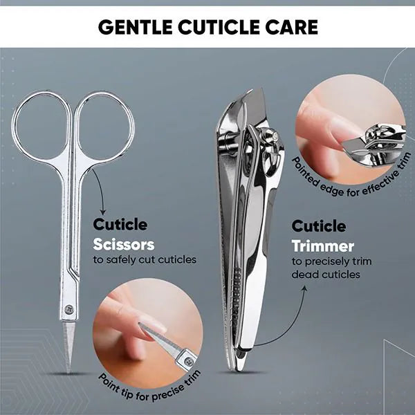 VEGA Manicure Set MS-08 – 8 Piece Complete Nail Care Kit