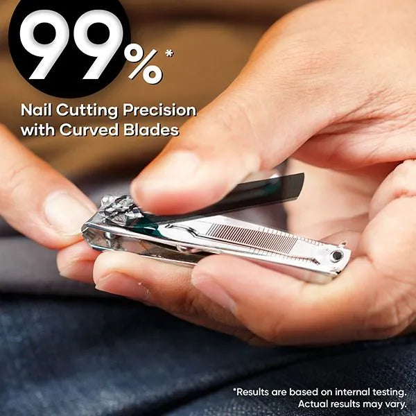 VEGA Grand Coupe-Ongles Noir LNC-03 – Coupe-Ongles de Précision pour Manucure et Pédicure