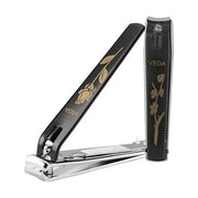 VEGA Grand Coupe-Ongles Noir LNC-03 – Coupe-Ongles de Précision pour Manucure et Pédicure