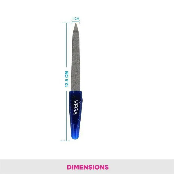 VEGA Nail File NF-05BL – Dual-Sided Precision Nail Filing Tool