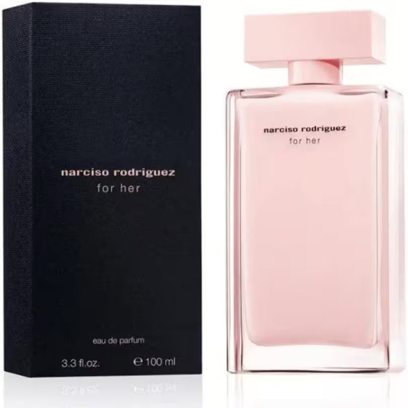 Narciso Rodriguez for her eau de parfum in 100ml Bottle and Box
