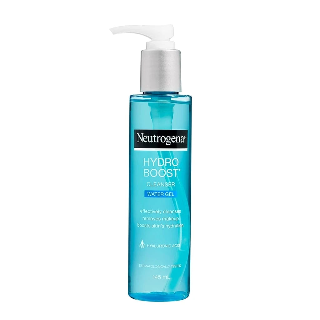 Neutrogena Hydro Boost Cleanser Water Gel – Hydrating Face Wash with Hyaluronic Acid - 145ml