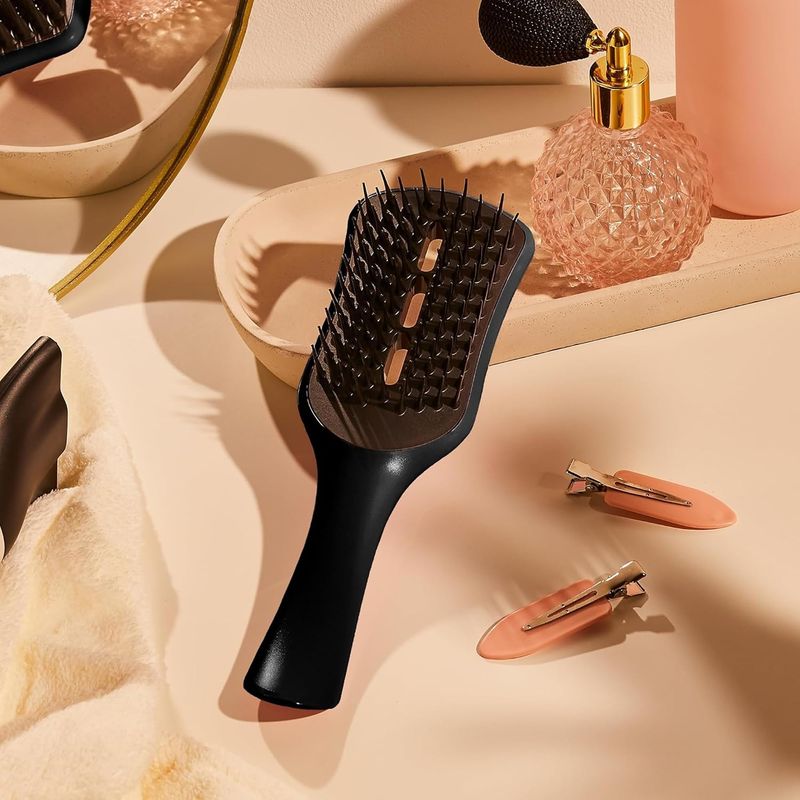 Tangle Teezer Easy Dry & Go Brosse à Cheveux Ventilée - Noir/Noir