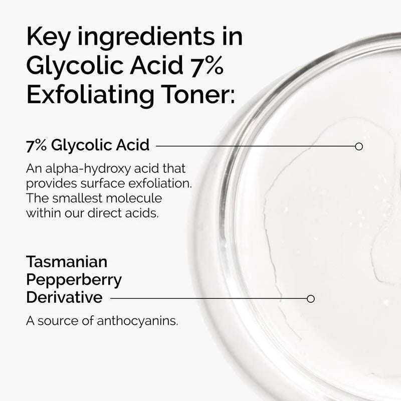 The Ordinary Mini-tonique exfoliant à 7 % d’acide glycolique