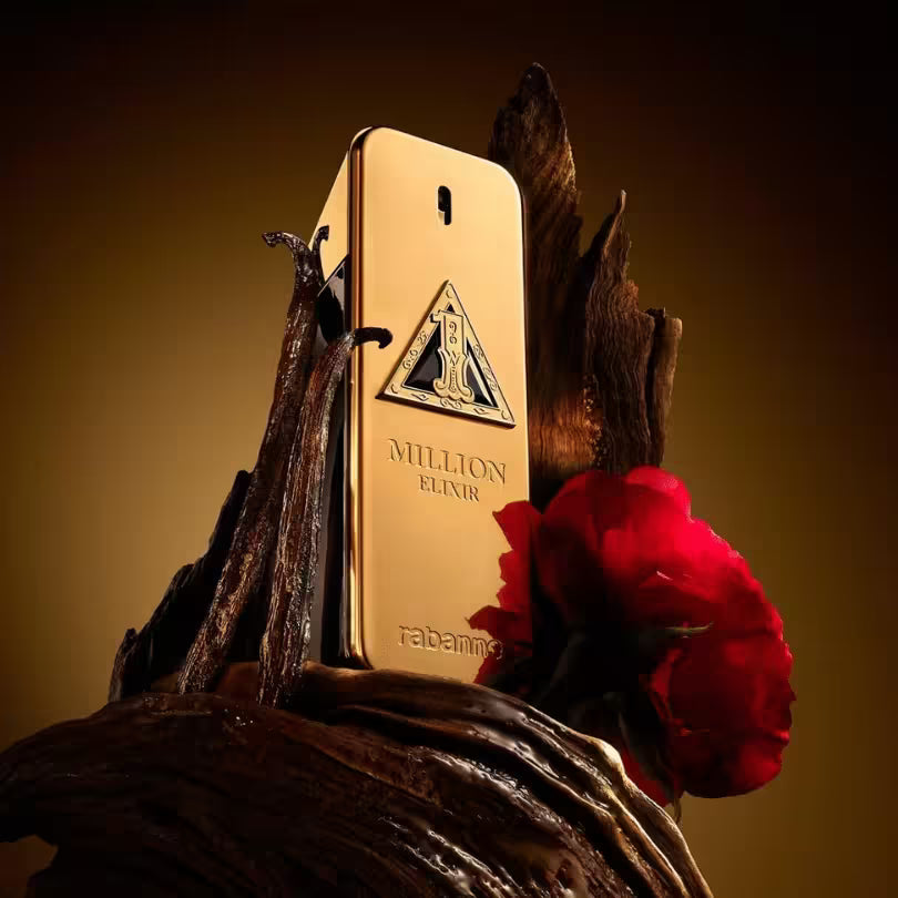 Rabanne 1 Million Elixir Parfum Intense 100ml with Notes Background