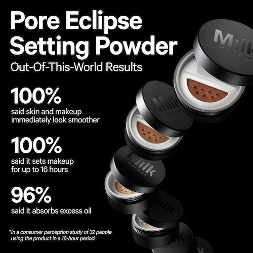 Poudre Fixatrice Translucide Matifiante Sans Talc Pore Eclipse Milk Makeup Teinte Rich Deep - 7,65g