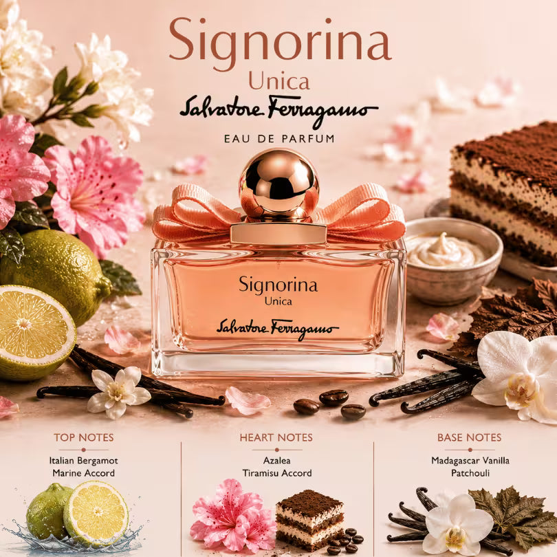 salvatore ferragamo signorina unica Eau de Parfum Key Fragrance Notes