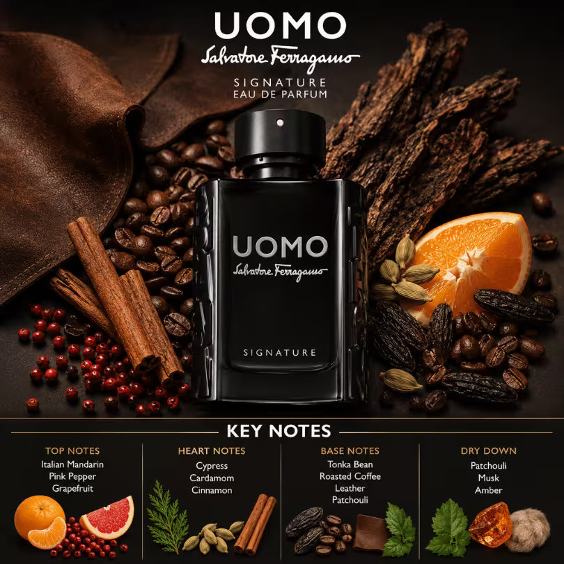 Salvatore Ferragamo Uomo Signature EDP Fragrance Notes