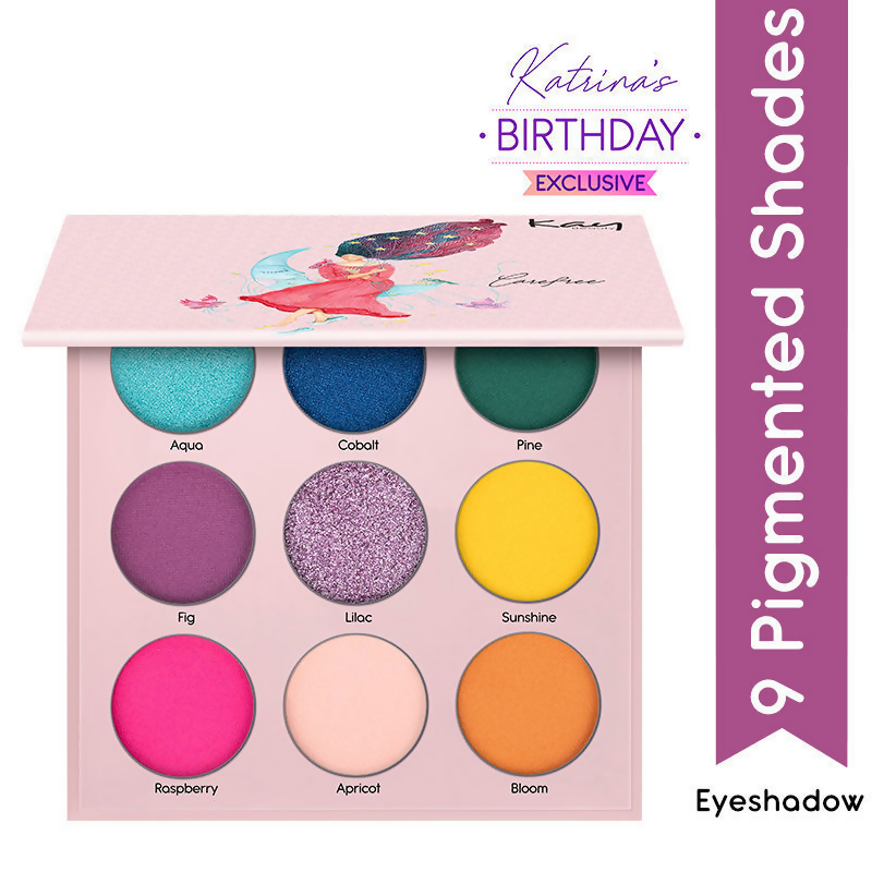 Kay Beauty By Katrina Kaif Eyeshadow Palette - Carefree - 10 gm